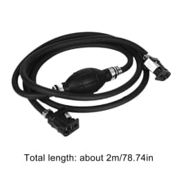 2M Fuel Line Hose Assy for Johnson Evinrude Omc Outboard P-Rimer Bulb Connector 6/8MM for Boats RV Tractors Caravans