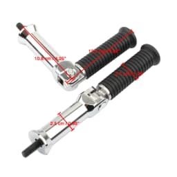 Footpegs Footrests Mount Brackets Foot Pegs for Harley Davidson Street Bob 2018 2019 2020 Motorcycle Rear Passenger