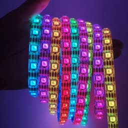 5m/roll WS2815 DC12V (WS2812B/WS2813) RGB LED Pixels Strip Light Individually Addressable LED Dual-Signal 30/60/144 Pixels/Led/m
