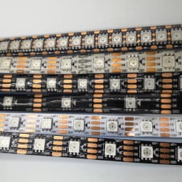 5m/roll WS2815 DC12V (WS2812B/WS2813) RGB LED Pixels Strip Light Individually Addressable LED Dual-Signal 30/60/144 Pixels/Led/m