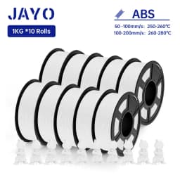 JAYO PLA Meta/ABS/ PLA / TPU/PETG Filament 1.75MM 10Rolls 100% No Bubble for FDM 3D Printer Materials Filament DIY Gift FastShip