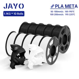 JAYO PLA Meta/ABS/ PLA / TPU/PETG Filament 1.75MM 10Rolls 100% No Bubble for FDM 3D Printer Materials Filament DIY Gift FastShip