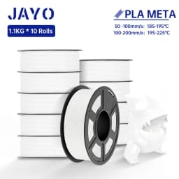 JAYO PLA Meta/ABS/ PLA / TPU/PETG Filament 1.75MM 10Rolls 100% No Bubble for FDM 3D Printer Materials Filament DIY Gift FastShip