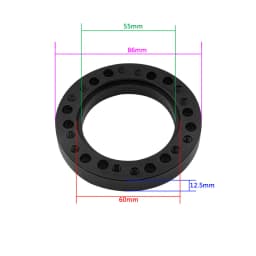 Auto Accessories Steering Wheel Hub PCD Adapter Spacer Kit For Momo Nardi OMP Sparco Universal Aluminum Steering Wheel Spacer