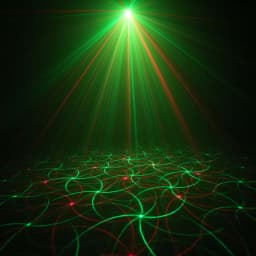 Mini R&G Moving 4 Patterns Laser Projector Disco Light DJ Bar Dance House Party Christmas Flash Stage Lamp Show YR4