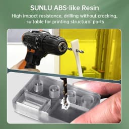 SUNLU UV ABS Like Resin 405nm 10KG Low Odor And Low Shrinkage For LCD 3D Printer Printing Material 3D Printing Fast Shipping