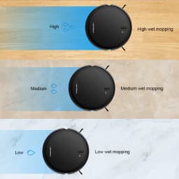 LIECTROUX L200 Robot Vacuum Cleaner & Wet Mop Combo,Smart Mapping,WiFi App,4KPa,Brushless Motor,Ideal for Pet Hair,Carpet,Floor