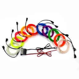 3M 5M 10M EL Wire Neon Light With 6mm Sewing Edge Novelty Light Neon LED Lamp Flexible Rope Tube LED Strip String Light