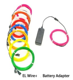 3M 5M 10M EL Wire Neon Light With 6mm Sewing Edge Novelty Light Neon LED Lamp Flexible Rope Tube LED Strip String Light