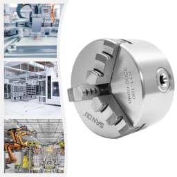 3-Jaw Self-Centering Chuck Ø80mm / 100mm / 125mm