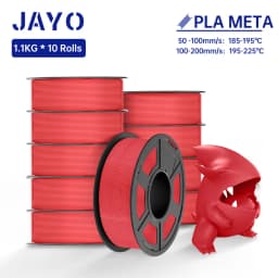 JAYO 3D Printer Filament PLA Series 1.75MM 5Rolls/10Rolls High Strength 100% No Bubble Neatly Wound for FDM DIY Gift Material