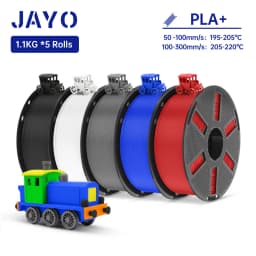 JAYO 3D Printer Filament PLA Series 1.75MM 5Rolls/10Rolls High Strength 100% No Bubble Neatly Wound for FDM DIY Gift Material