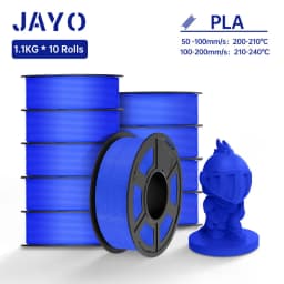 JAYO 3D Printer Filament PLA Series 1.75MM 5Rolls/10Rolls High Strength 100% No Bubble Neatly Wound for FDM DIY Gift Material