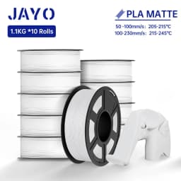 JAYO 3D Printer Filament PLA Series 1.75MM 5Rolls/10Rolls High Strength 100% No Bubble Neatly Wound for FDM DIY Gift Material