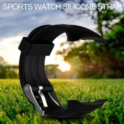 20cm 21cm Silicone Sports Bracelet Strap for Garmin Forerunner 10 15 GPS Smartwatch Replacement Band fit for Women & Man Straps