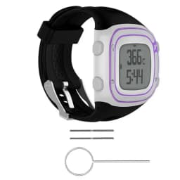 20cm 21cm Silicone Sports Bracelet Strap for Garmin Forerunner 10 15 GPS Smartwatch Replacement Band fit for Women & Man Straps