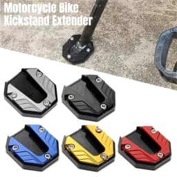 Motorcycle Bikes Kickstand Extender Foot Side Stand Extension Pad Support Plate