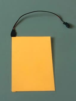 EL Panel Backlight A6 Size 105mm X148 Led Glowing Panel LED Electroluminescent Backlight With DC12V Inverter USB Battery Driver