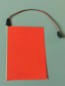 EL Panel Backlight A6 Size 105mm X148 Led Glowing Panel LED Electroluminescent Backlight With DC12V Inverter USB Battery Driver
