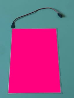 EL Panel Backlight A6 Size 105mm X148 Led Glowing Panel LED Electroluminescent Backlight With DC12V Inverter USB Battery Driver
