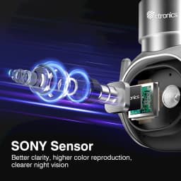 Ctronics Real 4K 8MP Outdoor WiFi 5Ghz Surveillance Camera Human Animal Car Auto Tracking 360 Color Night Vision Two-Way Audio
