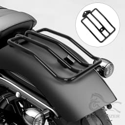Black Motorcycle Rear Solo Seat Luggage Rack Support Shelf For Harley Sportster XL 883 1200 2004- 2015