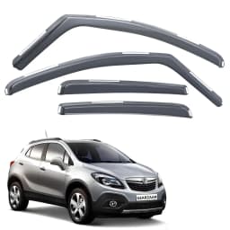 Wind Rain Deflectors 4pc For Vauxhall Mokka/Mokka X MK1 J13 12-20 5 Door Tinted