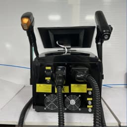 Soprano 808 2-in-1 semiconductor hair removal and laser tattoo removal machine with 10 target strips for painless hair removal