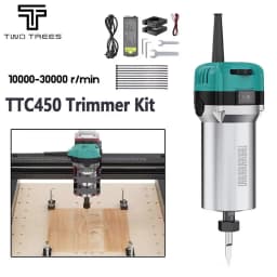 800W Wood Trimmer Router Spindle Electric Trimming Machine Woodworking Trimmer for CNC Engraver TTC450 Pro Engraver Parts