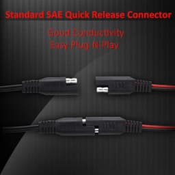 Motorcycle USB Charger Waterproof SAE To USB Cable Adapter Phone GPS Tablets 12V