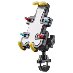 Motorcycle Electric Bike Mobile Phone Holder 360 Degree Rotatable Protective Bracket GPS Mount Phone Holder Shock Absorber