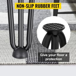 SucceBuy 4Pcs Metal Table Legs 16-40 Inch 3-Rod Hairpin Furniture Legs DIY Home Bench Dining Desk End Coffee Table Feet