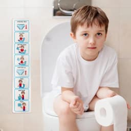 Potty Training Visual Schedule Toilet Chart Schedule Sticker Cards For Visual Aid Special Ed Speech Delay Non Verbal Children