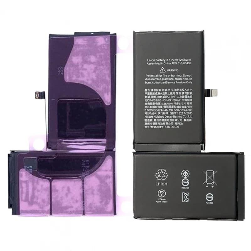 Battery 616-00499 for Apple iPhone XS Max 3174 Mah Large Internal Capacity # Apple iPhone XS Max (A1921, A2101, A2102, A2104)