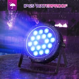 18*15W LED Par Light RGBW 4 In1 Stage Light DMX512 Waterproof IP65 Rated Outdoor For TV Studio Theater Auditorium Christmas