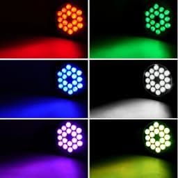 18*15W LED Par Light RGBW 4 In1 Stage Light DMX512 Waterproof IP65 Rated Outdoor For TV Studio Theater Auditorium Christmas
