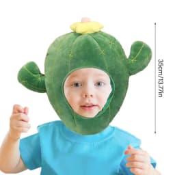 Funny Hat For Women Men Cactus Soft Plush Doll Headgear Hat Sleeping Toy For Holiday Items