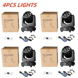 7X40W Rgbw 4in1 Led Spotlight Wash/Beam /Zoom, Professionele Dj/Bar Verlichting Grote Bee Eye Moving Head Disco Strobe Podiumver
