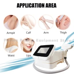 Mini 5000W Diode Laser Hair Removal Machine Ice Cooling Painless Permanent Epilator Portable Professional Salon Beauty Device EU