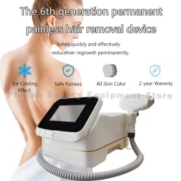 Mini 5000W Diode Laser Hair Removal Machine Ice Cooling Painless Permanent Epilator Portable Professional Salon Beauty Device EU