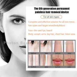 Mini 5000W Diode Laser Hair Removal Machine Ice Cooling Painless Permanent Epilator Portable Professional Salon Beauty Device EU