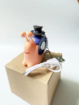 One Piece Den Den Mushi Model Toys Cartoon Luffy Sabo Ace Chopper Snail Shaped Phone Can Sound Recording Toys for Children Gifts