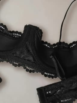 Women's Lace Open-Cup Underwire Bra, Soft, Skin-Friendly, Breathable, Plus-Size Sexy Lingerie