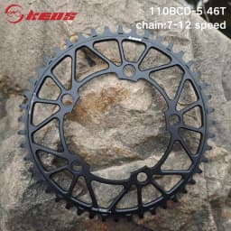 KEOS 110BCD Chainring 36T-56T Silver Bicycle Chainwheel Aluminum Alloy ForShimano FC4500 APEX 5Bolt Road Bike Narrow Wide Crank