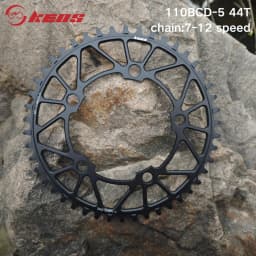 KEOS 110BCD Chainring 36T-56T Silver Bicycle Chainwheel Aluminum Alloy ForShimano FC4500 APEX 5Bolt Road Bike Narrow Wide Crank