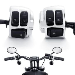 Motorcycle 1" 25mm Handlebar Control Switch Wiring Harness For Harley Sportster XL883 1200 Dyna V-ROD Softail 96-2012