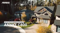 ANNKE C800 4K PoE Security Camera Outdoor IK10 8MP Smart Dual Light Built-in Mic Video Surveillance IP Security Camera