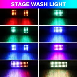 48LED Rainbow Effect Wall Lights 3 IN 1 Color Mixing Highlights LED Projection Light Building Exterior Outdoor Building Lighting