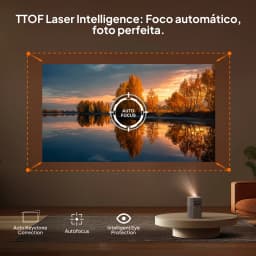 VEVSHAO V30 400ANSI DLP Projector Android 9.0 TOF Focus 3D Dual-band WiFi Bluetooth 5.0 15000mAh Battery Home Theater