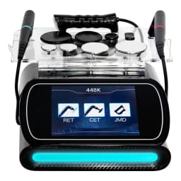 The Most Popular 448KHZ Tecar Therapy Machine Slimming Pain Relief SPA Beauty Skin Rejuvenation Diathermy Equipment